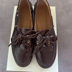 Sézane Caroline Boat Shoe, size US 8